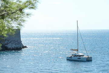 boat on the sea