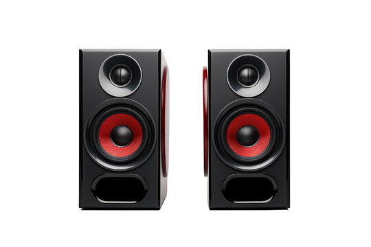 stack audio music speaker on a white background PNG