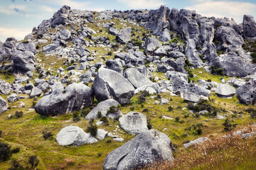 Stone and nature in Queenstown New Zealand
