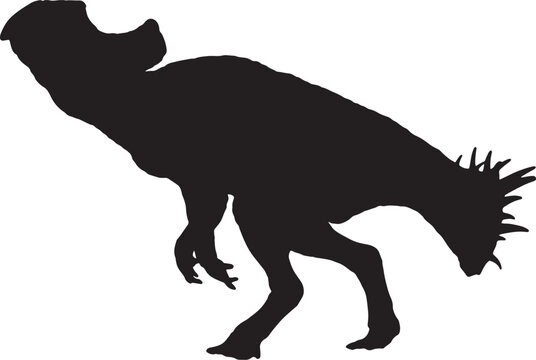 Pachycephalosaurus clip art preview