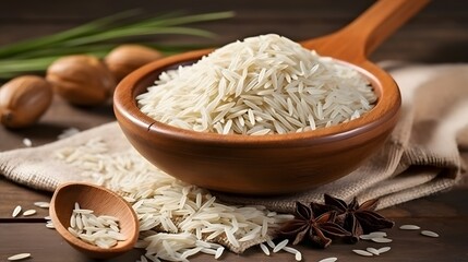 long grain white rice ai generate