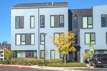 Residential buildings in Gresham Oregon.