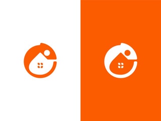 Abstract chameleon logo icon vector template  © nurazizahku94