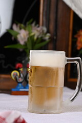 cold draft beer mug alcoholic drink pilsner beer