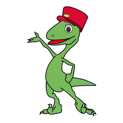 dinosaur illustrative vector