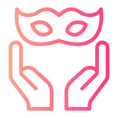 hands gradient icon