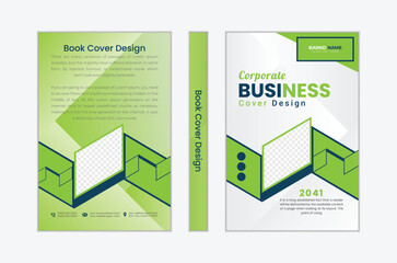 Commercial business flyer or book cover design.