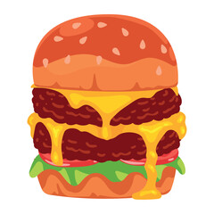 gourmet burger delicious