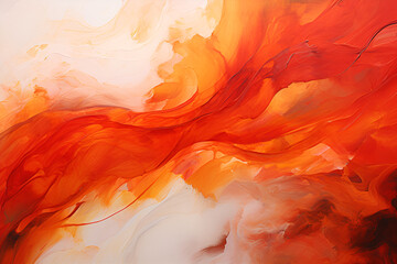 abstract orange background AI Genrative