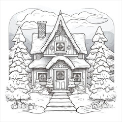 
Christmas Coloring Pages Line Art
