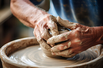 hands of a potter AI Generative