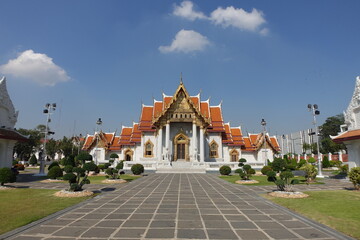 Obraz premium ワット ベンチャマボピット（大理石寺院）Marble temple in Bangkok