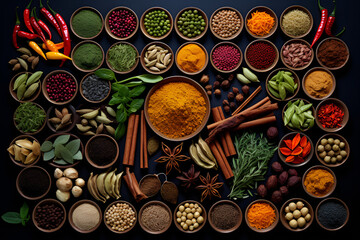 spices and herbs AI Generative