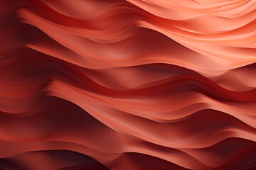Obraz premium Red color waves pattern wallpaper background design