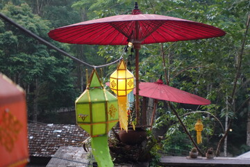 Traditional North Thailand House, Chiang Mai　北タイの伝統的な家屋　チェンマイ・タイ