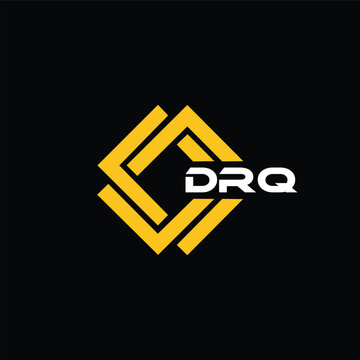 DRQ letter design for logo and icon.DRQ typography for technology, business and real estate brand.DRQ monogram logo.