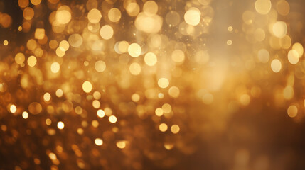 Gold Shiny Glitter Background, Abstract, Generative AI