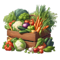 Fresh Vegetable Variety, GENERATIVE AI