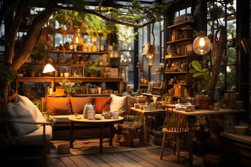 Naklejka premium cozy cafe