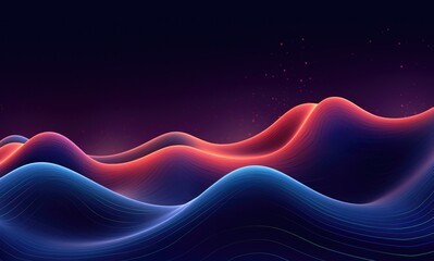 Colourful background made with dark lines and curves.