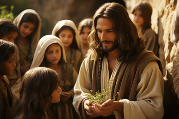 Jesus among children