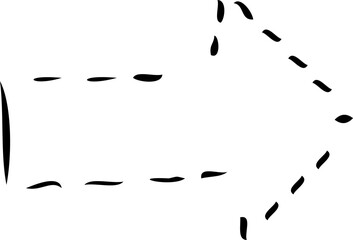 minimalist handdrawn vector arrow svg