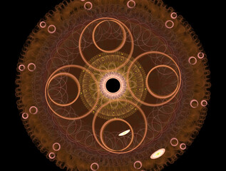 Imaginatory fractal abstract background Image