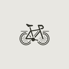 Fototapeta na wymiar 自転車をシンボリックに用いたロゴ
