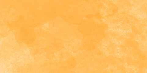 Abstract acrylic painted orange or yellow grunge texture, grainy and distressed painted wall. yellow grunge concrete stone wall texture background.