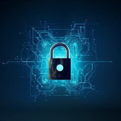 lock and keys scan abstract background