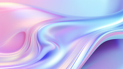 Pastel Wispy Smooth Liquid Wave Abstract Background, Generative AI