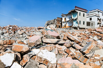 The old houses was demolished