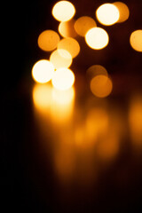 abstract Christmas or Halloween lights 