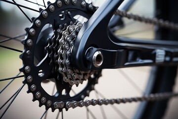 Obraz premium Bike chain and sprockets.