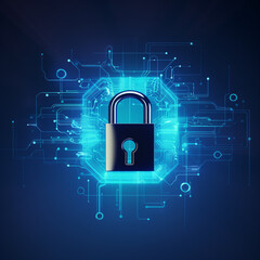 lock and keys abstract background