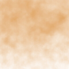 Abstract orange puffs of smoke mist overlay on transparent background pollution. Royalty high-quality free stock png of smoke mitsty fog overlays white backgrounds. Yellow smoke swirls fragments