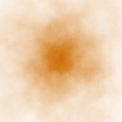 Abstract orange puffs of smoke mist overlay on transparent background pollution. Royalty high-quality free stock png of smoke mitsty fog overlays white backgrounds. Yellow smoke swirls fragments