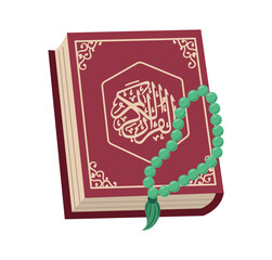 traditional quran and rosary