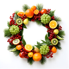 christmas wreath frame