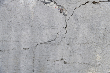 Obraz premium Background of cracked concrete wall