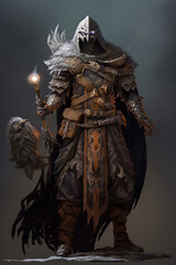 High Fantasy Poster Design.  Generated Image.
A digital rendering of a high fantasy poster design. 