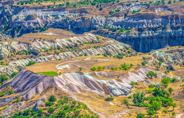 Tuff stone formation in Cappadocia, Turkey