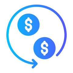 circular gradient icon