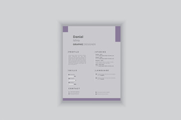 Modern Resume Design Template