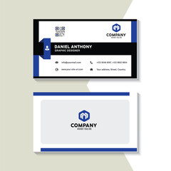 Fototapeta na wymiar Creative Professional Horizontal Business Card Vector Design