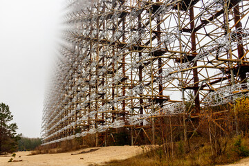 Duga, a Soviet over-the-horizon (OTH) radar system as part of the Soviet anti-ballistic missile...