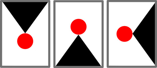 Set of creative minimalist black and red geometric artwork oriental style, balance, zen, meditation, series 05 vector design.