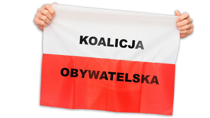 Civic Coalition Parliamentary Club. Poland. - obrazy, fototapety, plakaty