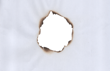 Stylish Burned Paper Edge Transparent