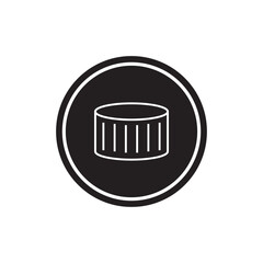bottle cap icon vector